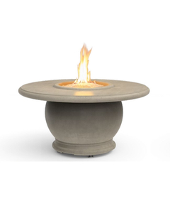 American Fyre Designs 48” Amphora Fire Table Chat Height Manual Flame Sensing | 610-11-M2C