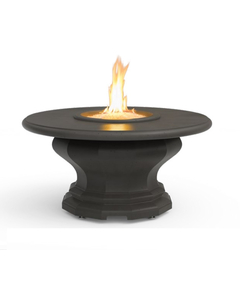 American Fyre Designs 48” Inverted Fire Table Chat Height Manual Flame Sensing | 629-11-M2C