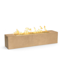 American Fyre Designs 72” Milan Low Linear Fire Table Chat Height Manual Flame Sensing | 216-11-M8C