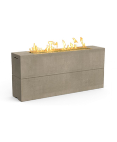 American Fyre Designs 72” Milan Tall Linear Fire Table Chat Height Manual Flame Sensing | 215-11-M8C