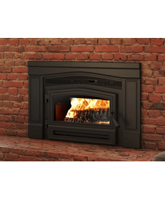 Osburn Matrix 1900 Wood Insert with Blower and Surround Front View