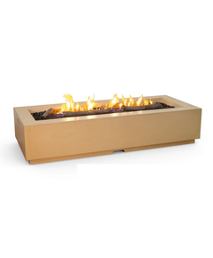 American Fyre Designs 72" Louvre Long Rectangle Fire Pit FyreStarter Bluetooth | 688-11-H8C