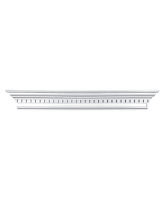 68" Conner MDF Primed Mantel Shelf