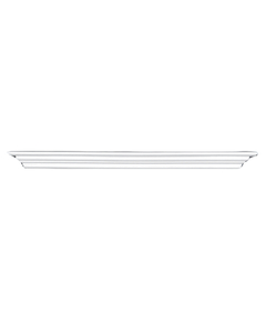 60" Adams MDF Primed Mantel Shelf