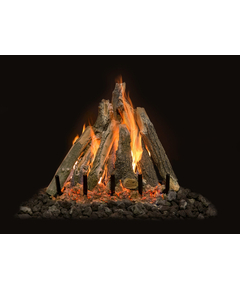 Grand Canyon Arizona Weathered Oak Kiva Vented Gas Log Set