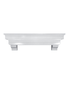 60" Smithtown with Corbels MDF Primed Mantel Shelf