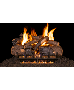 Real Fyre Charred American Oak Log Set With G31 Burner