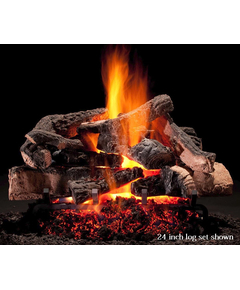 Hargrove Rustic Timbers Vented Log Set With E-Burner