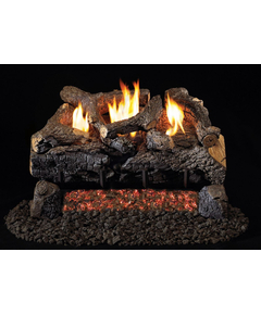 Real Fyre Evening Fyre Charred Ventfree Gas Log Set with G18 Burner