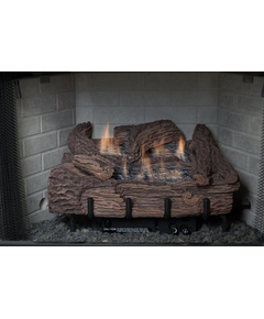 Everwarm Palmetto Oak with Vent Free Burner Gas Log Set