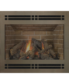 Cascade Fixed Screen Direct Vent Refacing Shown in Bronzed Iron