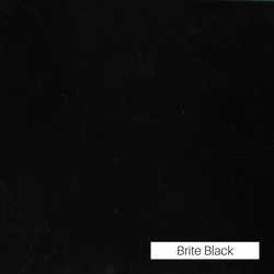 Brite Black powder coat