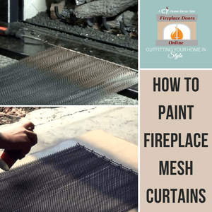 How To Paint Fireplace Mesh