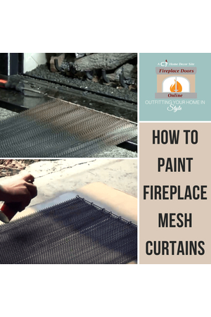 How To Paint Fireplace Mesh