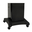 Black Cart/Base, Molded Base with Painted Stand, Removable Casters - DCB1