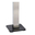 Stainless Steel Patio Post with Black Base - SS26P