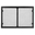 Grand Vista cabinet style mesh doors - Black {GV60BK}
