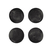6 Inch Diameter Black Cannon Balls - 4 Pieces