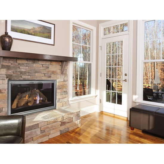 Frame your fireplace in style with the Apex Masonry Fireplace Door! 4 Sided No Damper