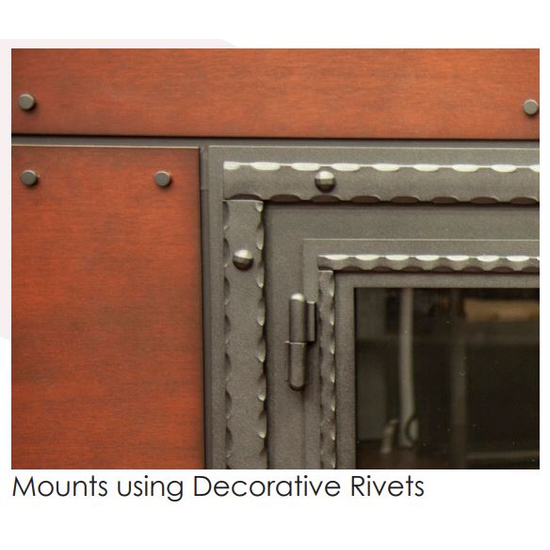 Mount With Decorative Rivets