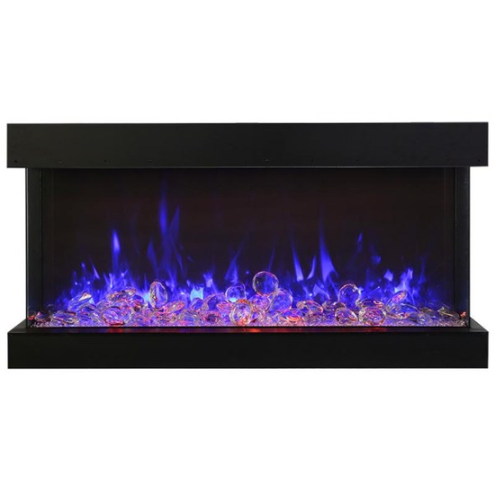 Fire & Ice Flame Blue With Glass Chunks