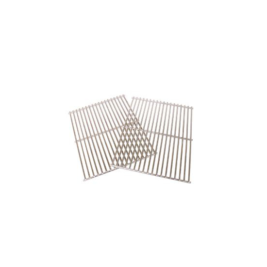 SINGLE-LEVEL STAINLESS STEEL GRIDS Standard on all H3X and H4X Series grills. Two-piece set with 1/4-inch bars, cross-braced for added strength