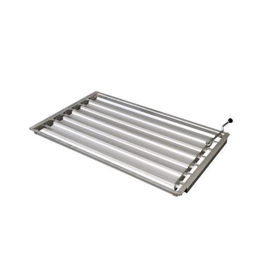 The stainless steel smoker shutter converts your Broilmaster grill to an indirect cooking system. This patented technology provides versatile cooking options allowing you to smoke, roast, slow cook, and bake