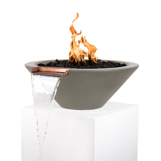 31" Cazo Fire and Water Bowl in Ash