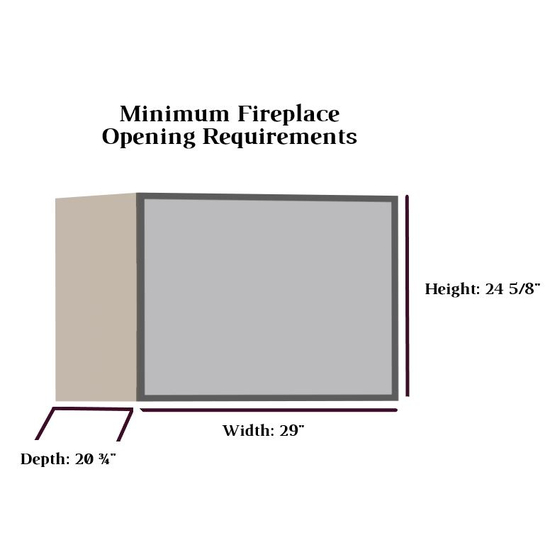 Minimum Fireplace Opening Requirements