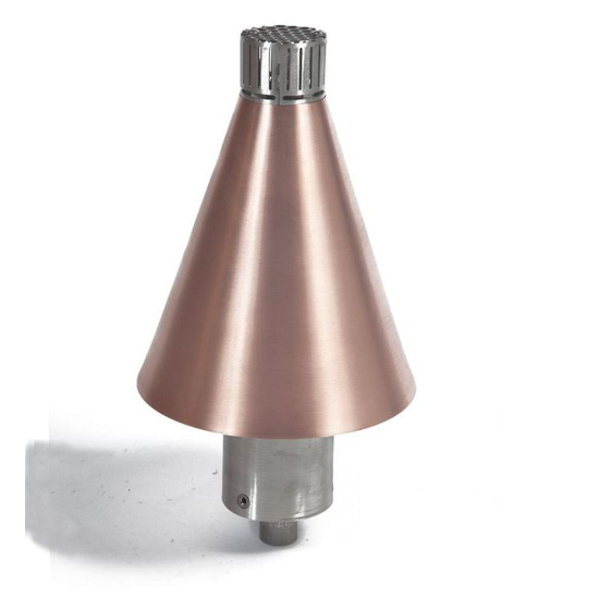 Copper Cone Manual Light Tiki Torch
