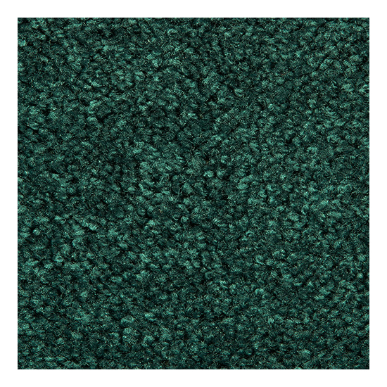 Hunter Green Polyester Flame Hearth Rug