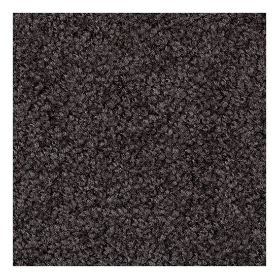 Black Polyester Flame Hearth Rug