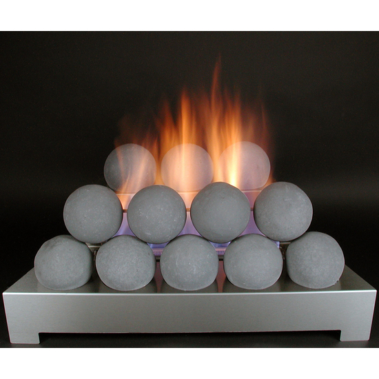 24 inch Alterna FireBalls Ventless Fireplace Gas Set from Rasmussen Gas Logs