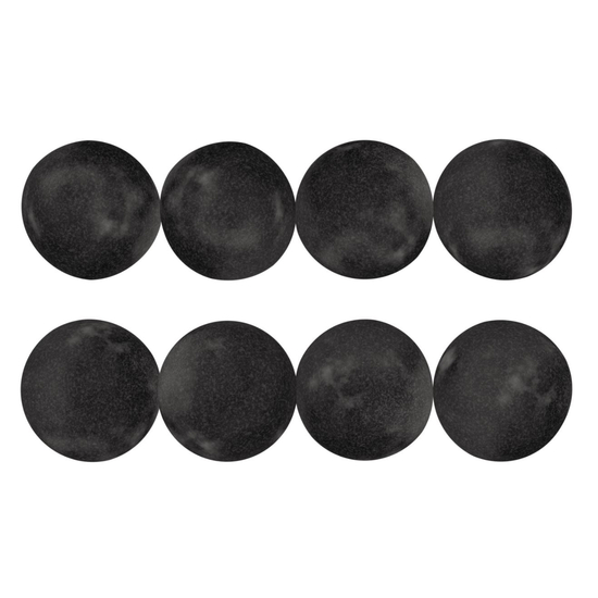 4 Inch Diameter Black Cannon Balls - 12 Pieces