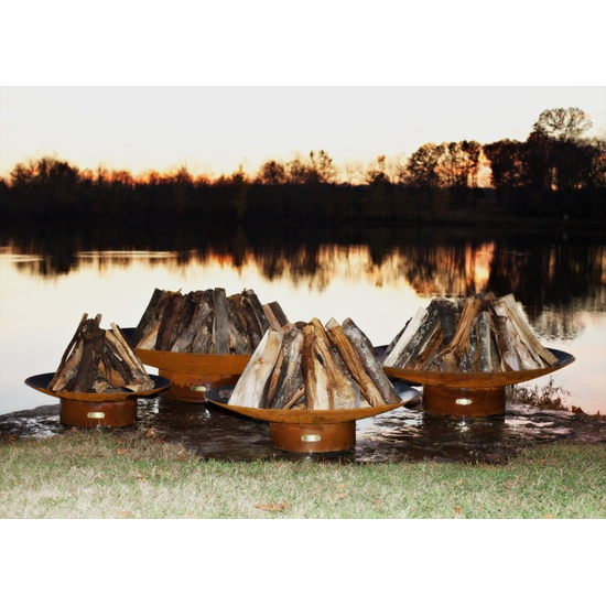 Asia Series Fire Pits With Wood