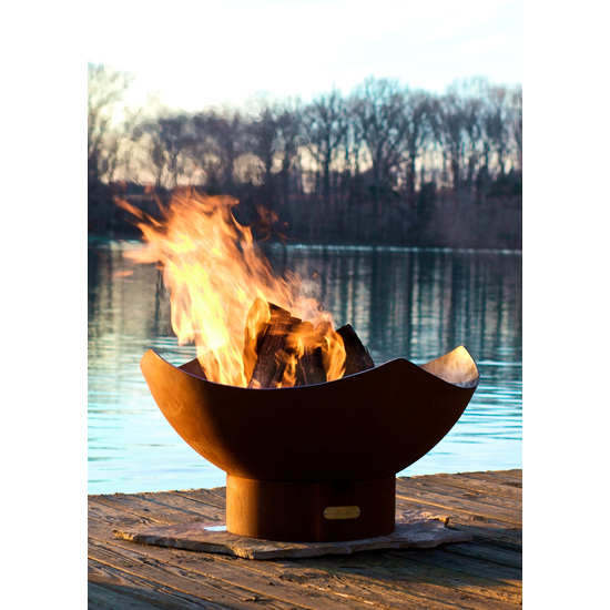 Manta Ray Gas Burning Fire Pit 36 Inches