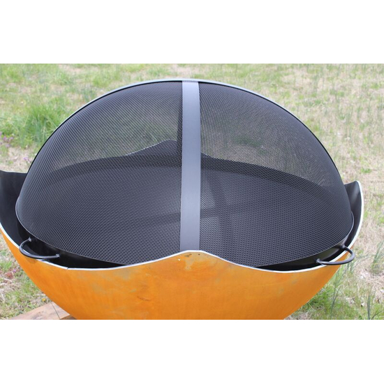 Manta Ray Wood Burning Fire Pit with Spark Guard