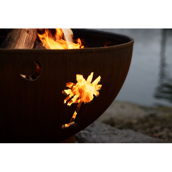 Tropical Moon Gas Burning Fire Pit- 2