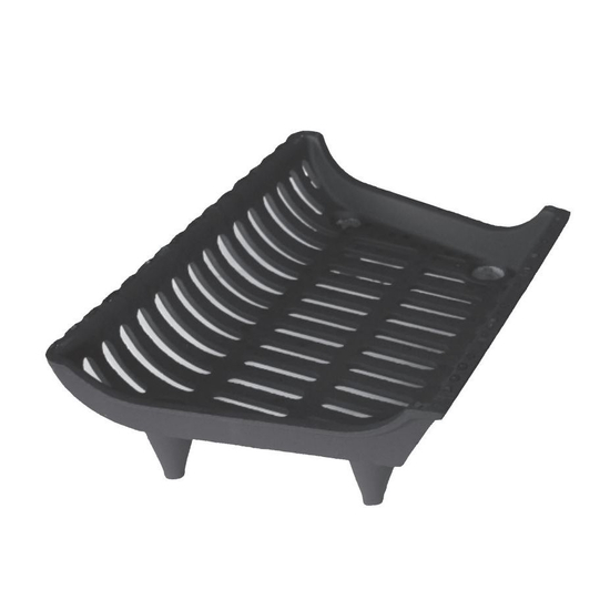 23 Inch Shallow Depth Cast Iron Grate