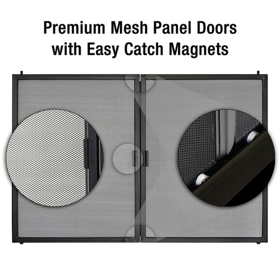 Removable Cabinet Mesh Panel Doors