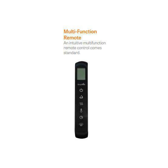 SimpliFire Electric Fireplace Multifunction Remote is a versatile and efficient device for controlling your fireplace.