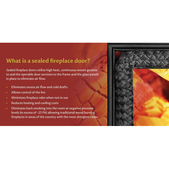 What Is A Sealed Fireplace Door