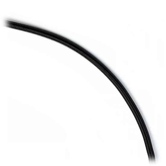 24" Tranquil Whistle-Free Flex Line Black Coated