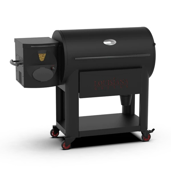 Louisiana Founders Premier 1200 Wood Pellet Grill Angled View