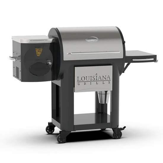 Louisiana Founders Legacy 800 Wood Pellet Grill Angled View