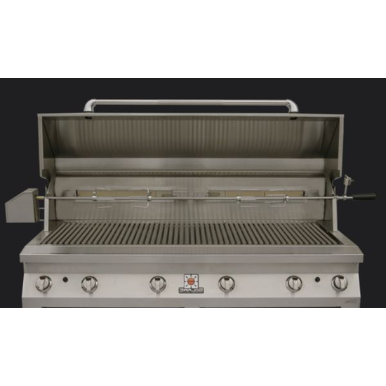 56 Inch Gas Grill With Dual Rotisserie