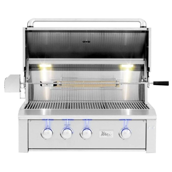 Alturi 36 Inch Built In Gas Grill With Rotisserie