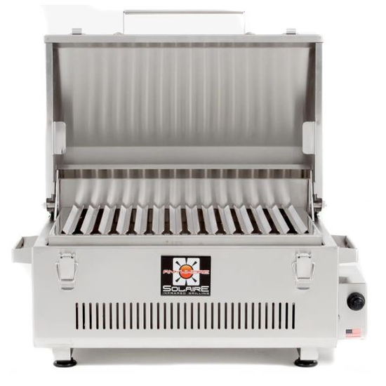 Solaire Anywhere Marine Portable Gas Grill Open