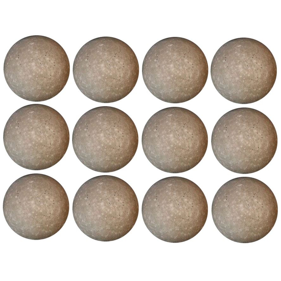 4 Inch Diameter Natural Smooth Fireballs Balls - 12 Pieces