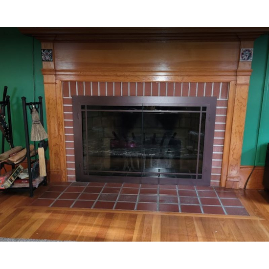 Colridge Fixed Size Custom Masonry Fireplace Door